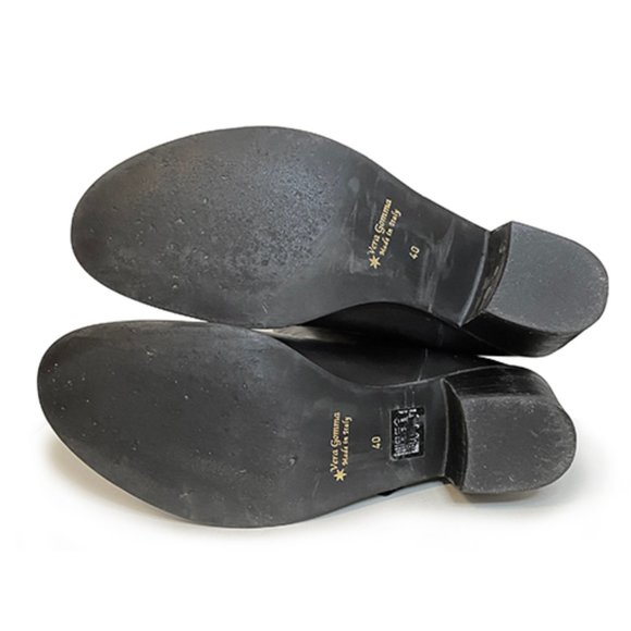 9.5 / 10 Charles David Leather Motorcycle Boots - Picture 5 of 6